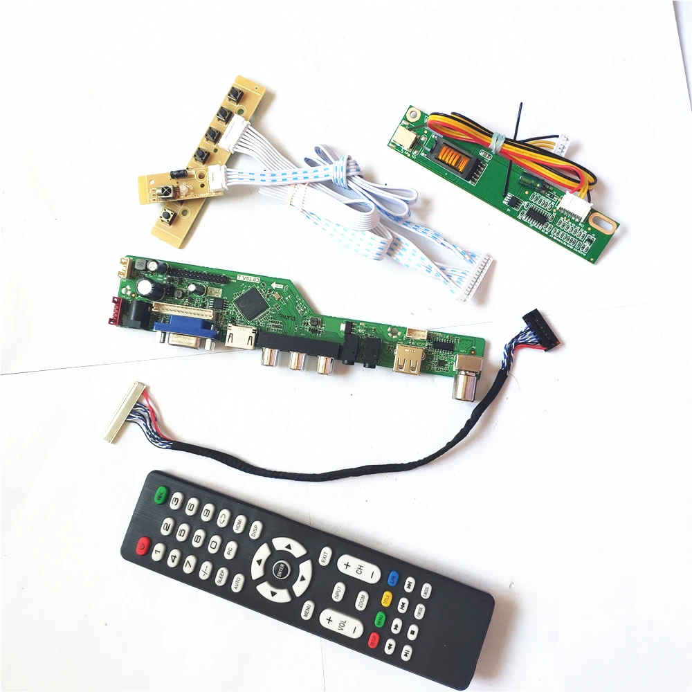 Пульт дистанционного управления LVDS ДЛЯ LTN154X1-L02/L03 1CCFL 30Pin + инвертор Клавиатура VGA