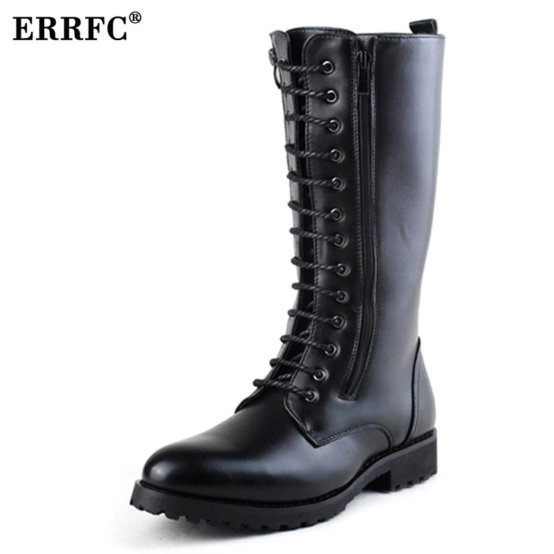 mens black lace boots