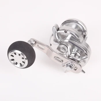 

NOEBY JG1500/2500 낚시 릴 지깅 릴 보트 릴/베이트 릴 15kg/25kg 최대 드랙력 파워핸들 빅 베이트 릴 좌/우핸들