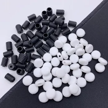 

1000pcs Adjustment Buckle for Mask Elastic Cord Silica Gel Elastic Band Ear Rope Buckle Beads for DIY Mask Elastic Cord Stopper