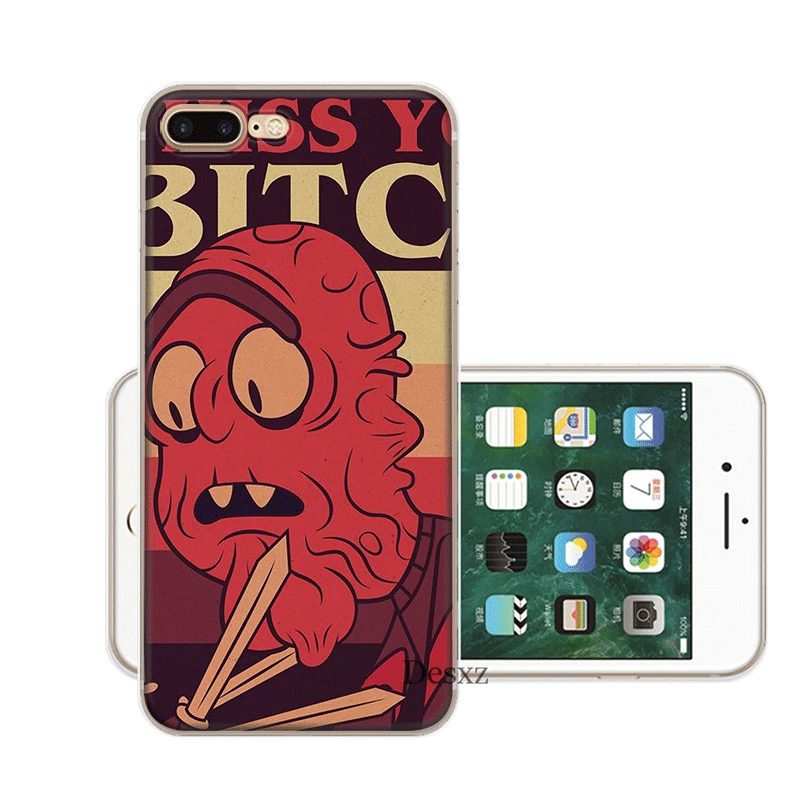 H4 Чехол для мобильного телефона iPhone 11 Pro X XR XS Max 5 5S SE 6 6S 7 8 Plus жесткий чехол Rick Y Morty Para - Color: H4