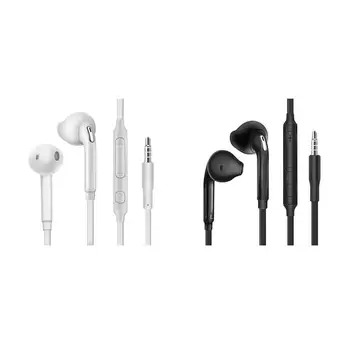 

Noise Isolating Handsfree Earphones Earbud Mic For Samsung FGOO S6/s Y9L7