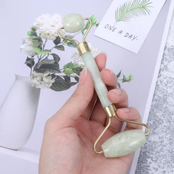 

Facial Massage Roller Jade Face Body Eyes Head Neck Natural Beauty Device Tool