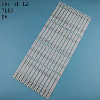 

48pcs LED backlight strip 7 lamp for TCL 65A730U TCL-TOT-65D2900-12X7-3030 4C-LB6507-YH04J
