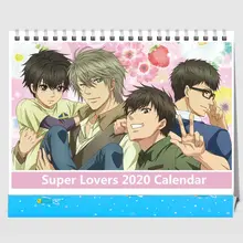 Аниме календарь супер любителей Yaoi Kaido Ren Haru Настольный календарь 13 страниц подарок на год