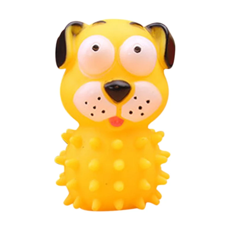 Pet Molar Squeaky Toys for Solving Boredom Dogs PVC Chew Toys for Cleaning Teeth - Цвет: 3
