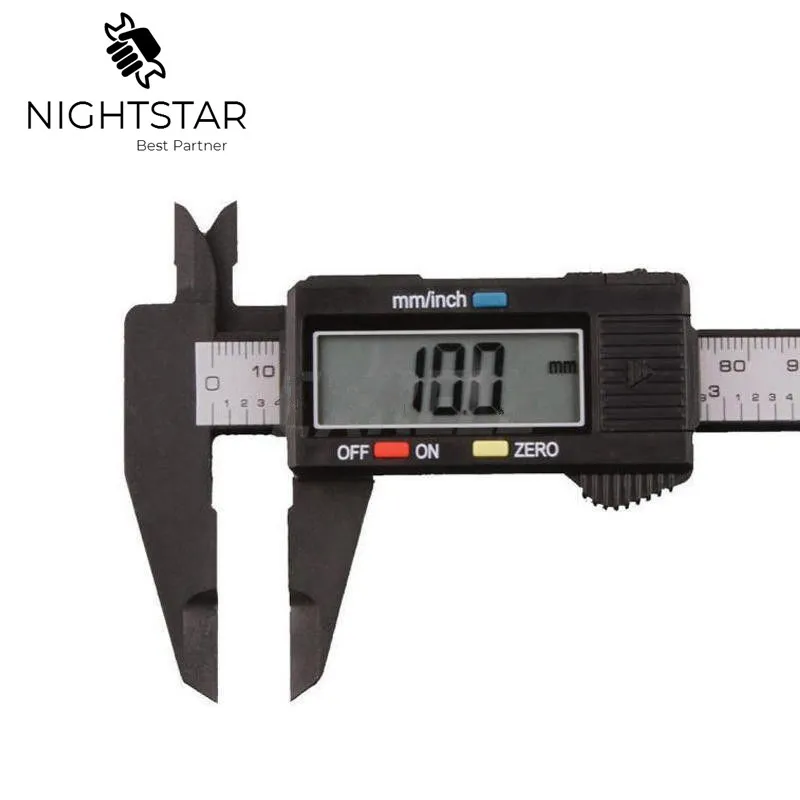 

6inch LCD Digital Electronic Carbon Fiber Vernier Caliper Gauge Micrometer Measuring 0-150mm