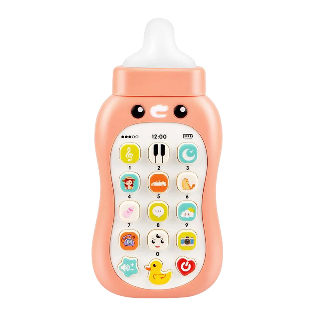 1PCs Kids Telephone Machine Cell Phone Toy Learning Machine Reading Machine Plastic Electric Study Electronic Vocal Toys 8