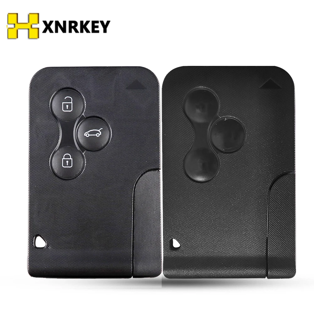 XNRKEY 3 Buttons Car Remote Key Shell Case for Renault Clio Logan Megane 2 3 Koleos Scenic 2 buttons car key blanks case for renault koleos remote key shell
