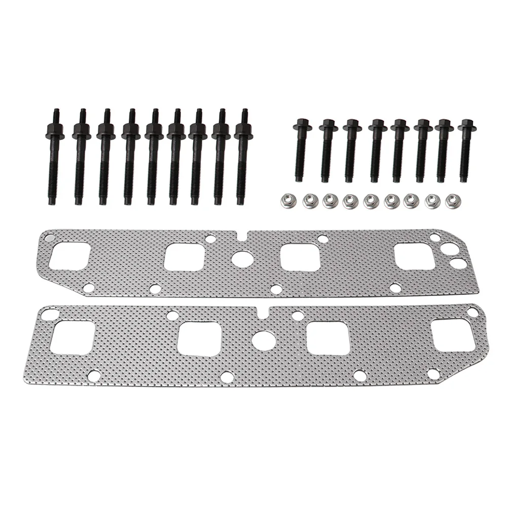 Exhaust Manifold Gasket Bolts Stud Kit Fit For Dodge Ram 1500 2500 3500 V8 5.7L