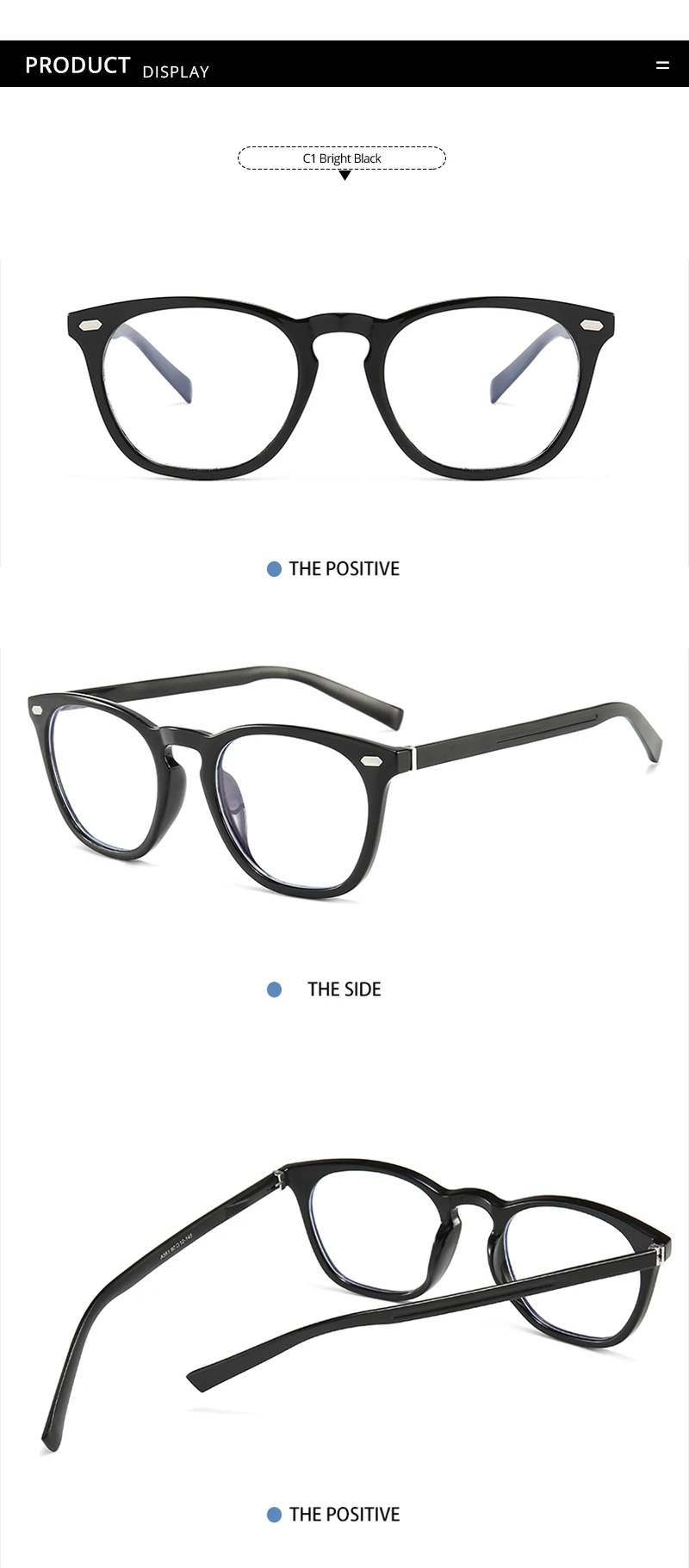 Pro Acme TR90, круглые компьютерные очки для женщин, анти-синий светильник, очки против излучения, очки для мужчин, игровые очки PC1335