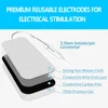 Physiotherapy Tens Electrode ​Pads Conductive Gel Therapeutic Pulse Pressure Electrical Compex Muscle Stimulator Massage Patches 3