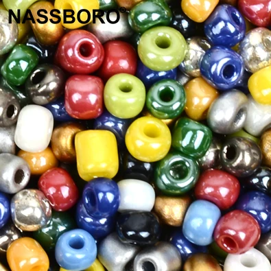 Approx.4 мм Seedbeads/стеклянные бусины Чешский/изготовление бусин и ювелирных изделий/бусины с большими отверстиями/Diy/шарм/ювелирные изделия аксессуары/ремесло/ - Цвет: GAH14