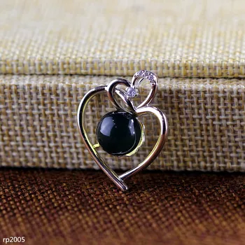 

KJJEAXCMY Fine jewelry S925 sterling silver simple ladies heart-shaped blue amber pendant bird nest compilation