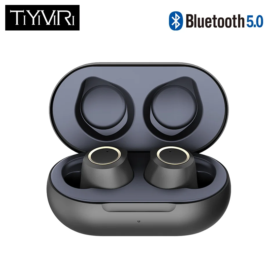 

TiYiViRi TP01 TWS 5.0 Bluetooth Wireless Earphones True Stereo Mini Headphone In Ear IPX5 Waterproof Sport Earbuds with Dual Mic