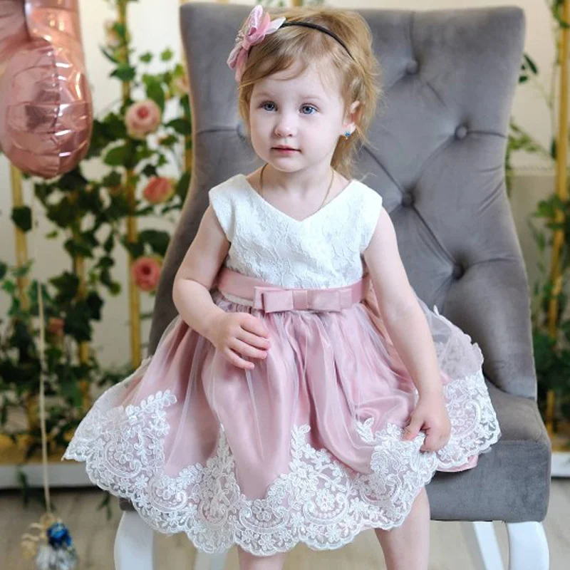 Bonito Vestido De Princesa Na Altura Do Joelho Flor Meninas Vestidos Festa  Natal Dia Das Bruxas Crianças Roupas Tamanho 1-14years - Vestidos Casuais  Para Meninas - AliExpress