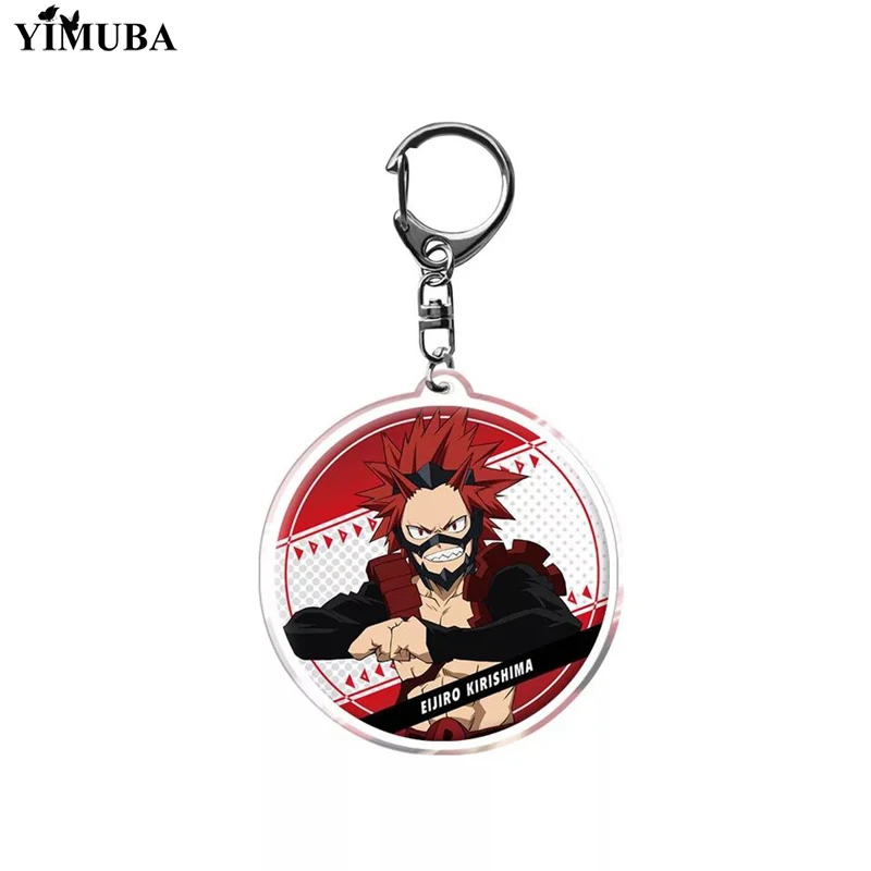 Anime My Hero Academia Keychain 11 Styles Boku no Hero Academia Key Ring Midoriya Izuku Bakugo Katsuki Todoto Acrylic Key Chain