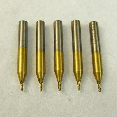 

2.0 mm Titanium End Milling Cutter For Vertical Key Machine Parts Locksmith Tools Cutters Bits Steel Drill 5 pieces/lot