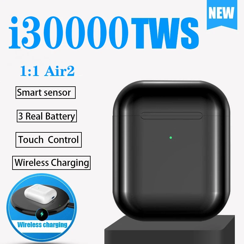 

i30000 TWS Wireless Earphone 1:1 Replica Air 2 Pop up Earbuds Tap Control Wireless Charging PK i200 i500 i1000 i9000 i10000 TWS