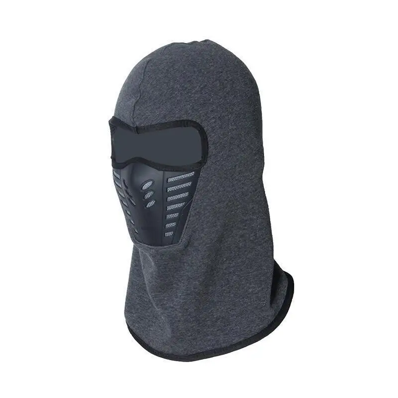 Autumn and winter models outdoor riding men and women windproof snow thickening mask hat multi-function sports warm fleece cap