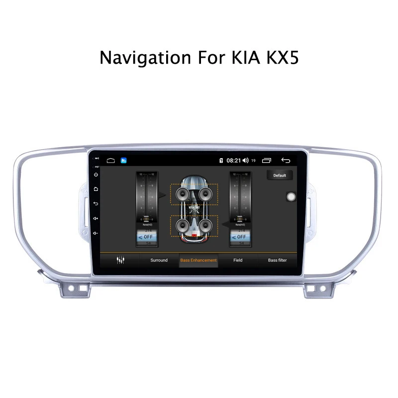 Ectwodvd 9 дюймов Andriod 8,1 автомобильный DVD gps для Kia Sportage- KX5 4G ram 64G rom CarPlay DSP 4G LTE с wifi