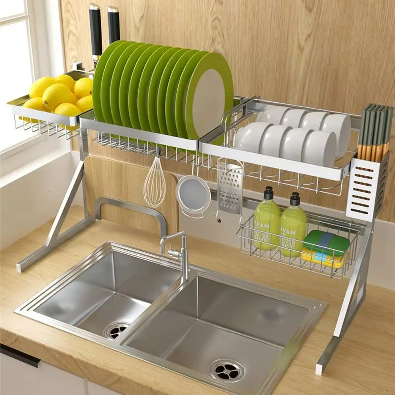 Escurreplatos Organizadores Escurridor De Platos из нержавеющей стали Mutfak кухня Cozinha Cocina кухонный стеллаж для хранения