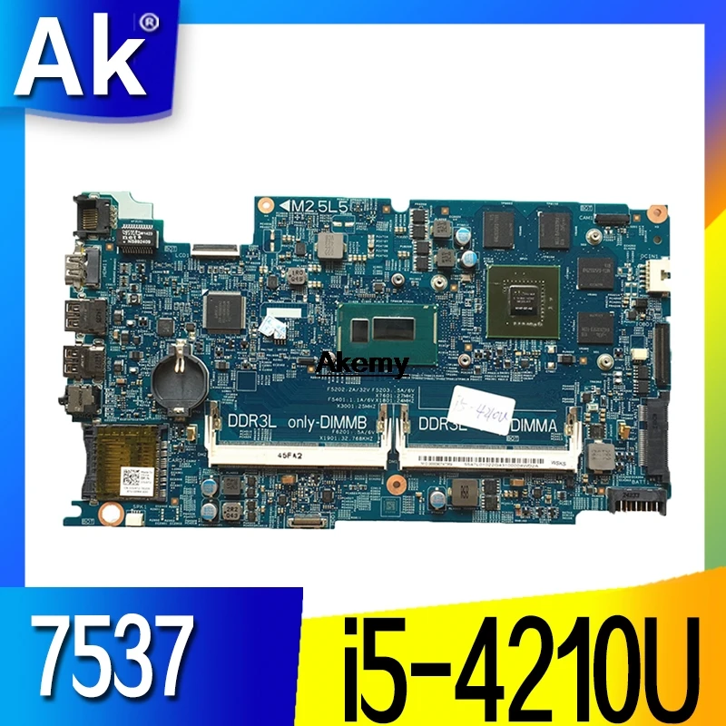 PC няня DOH50 MB 12311-2 KJ7NX CN-03V4T2 03V4T2 3V4T2 для Dell Inspiron 15 7537 ноутбук материнская плата SR1EF