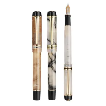 

Acrylic Business M Nib Fountain Pen Signature Calligraphy Student School Supply T3LB