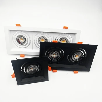 

Square Dimmable Recessed COB LED Downlights 10W 20W 30W LED Ceiling Spot Lights AC85-265V LED Ceiling Lamps Indoor Lighting