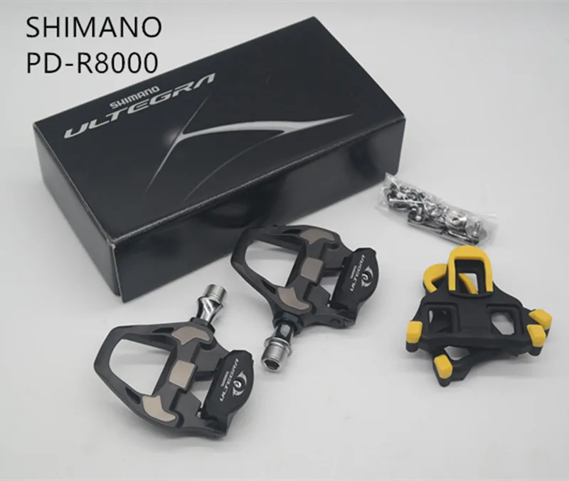 Велосипедные педали SHIMANO ULTEGRA PD R8000 углеродные самоблокирующиеся для дорожного