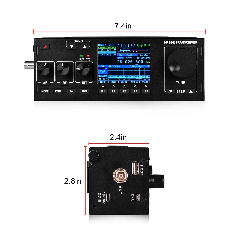 SOcotran RS-978 SSB hf SDR радио HF ham приемопередатчик 1,8-30 MHz 10 ватт ham sdr радио hf с 3800mAh литий-ионный аккумулятор