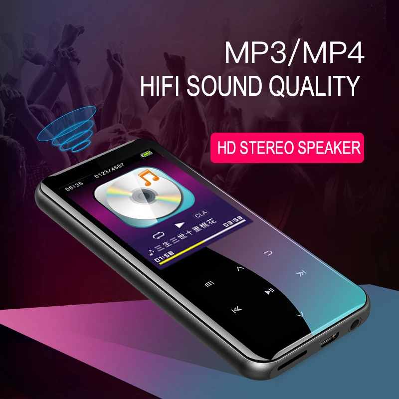 1 шт. Новинка для M15 Bluetooth MP3-плеер 4-64 Гб Hi-Fi Портативный аудиоплеер с FM-радио