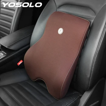 

YOSOLO Memory Foam Car Back Pillow Low Back Pain Pillow Posture Correction Back Seat Cushion Lumbar Support Car-styling