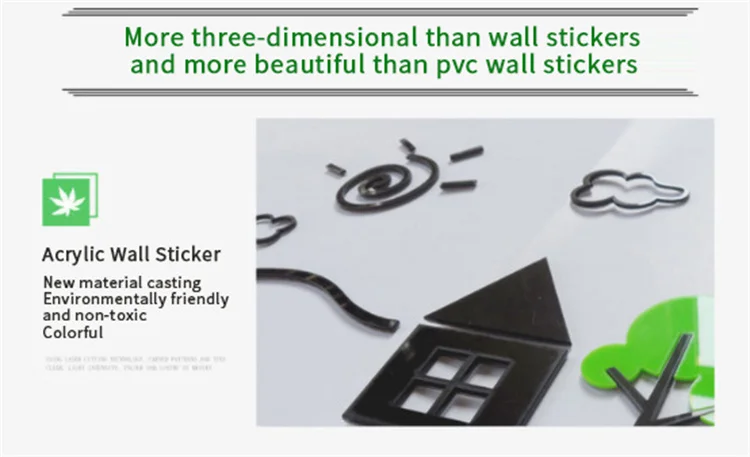 Waliicorners TV Porch Background Creative Office Decoration Stickers Home Tree 3d Acrylic Three-Dimensional Wall Stickers 7 H1d19e7360ffc40f5b95e122cdf1d0787j