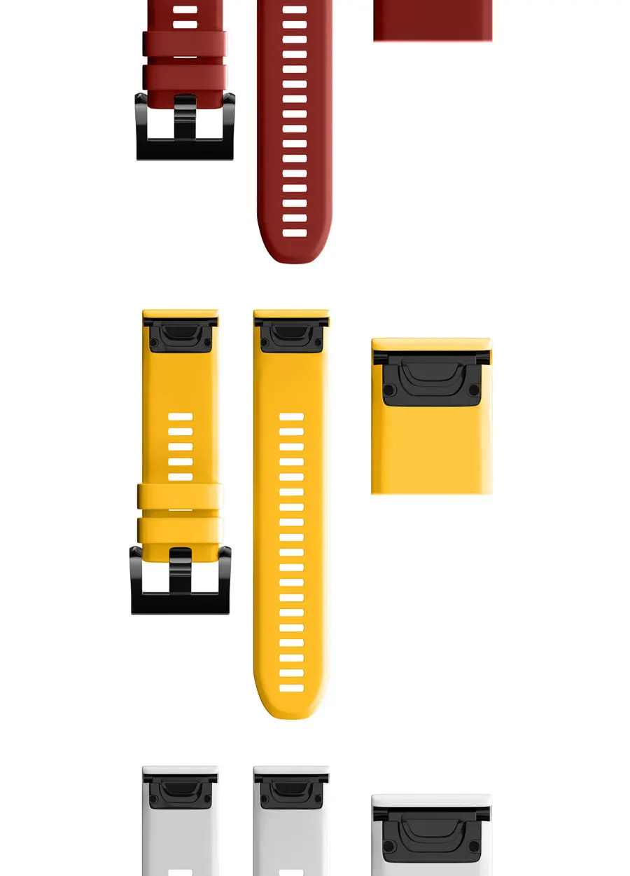 Популярный силиконовый ремешок для часов с быстроразъемным ремешком 26 мм для Garmin Fenix 3 HR 5X 5X plus 6X Pro Easyfit, наручные часы, умные часы