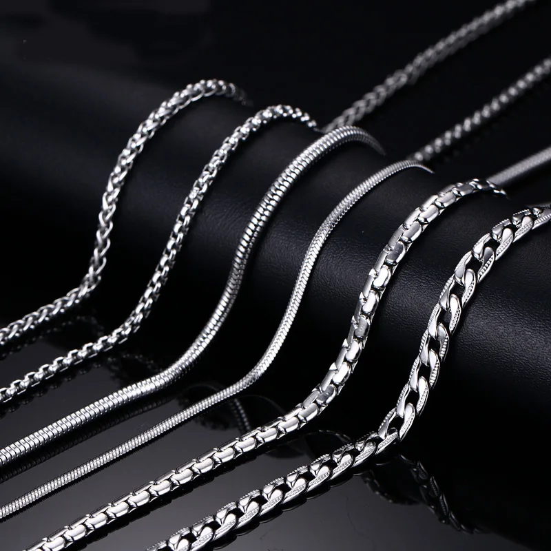 High Polished Sterling Silver Thin Round Snake 040 Chain 1.6mm