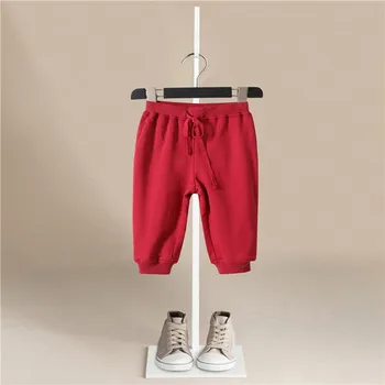 

2019 Boys Pants Kids Solid Spring Autumn Clothes Children Pants for Baby Boys Trousers Girls Harem Pants Grey Cotton Boys Pants