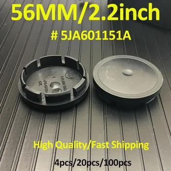 

Good Quality Wholesale 56mm Wheel Center Cap Covers Auto Rim Accessory 5.6CM 2.2inch ABS Black Base 5JA601151A Wheel Hub Cap