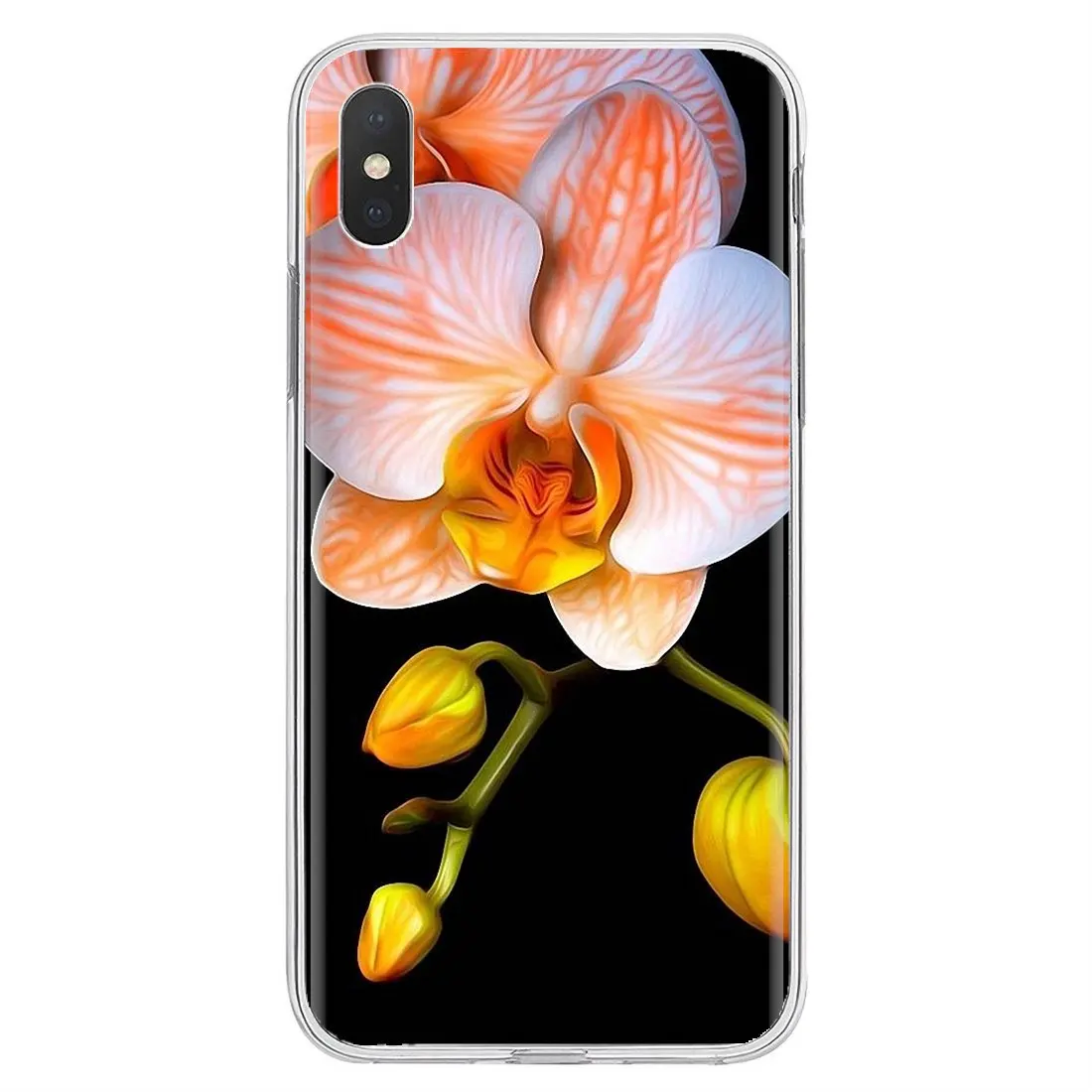 Для Huawei мате честь 4C 5C 5X 6X 7 7A 7C 8 9 10 8C 8X 20 Lite рro цветы орхидеи красочные