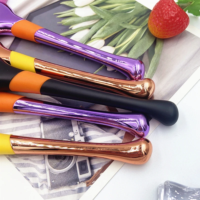 ZZDOG 1Pcs Large Makeup Brushes High Quality Fluffy Fan-Shaped Face Cosmetic Beauty Tools Metal Handle Powder Remove Brush New