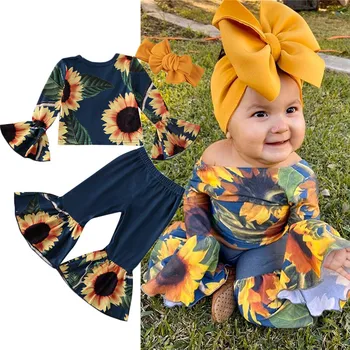 newborn baby sunflower outfit