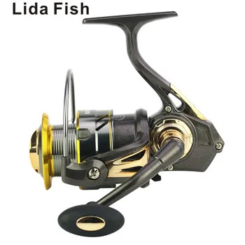 

Lida Fish Brand high speed ratio 6.3: 1 fishing reel KY2000-7000 new hollow gear design spinning wheel