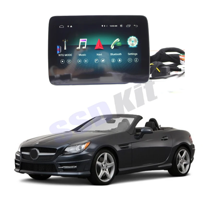 Автомобильный Android Интернет мультимедийный Navi для Mercedes Benz SLK SLC 200 250 300 350 55 МБ R172 NTG