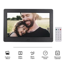 Andoer P702 7 дюймовый светодиодный цифровая фоторамка ips настольный электронный альбом 1280*800 HD поддерживает музыку/видео плеер с пультом дистанционного Управление