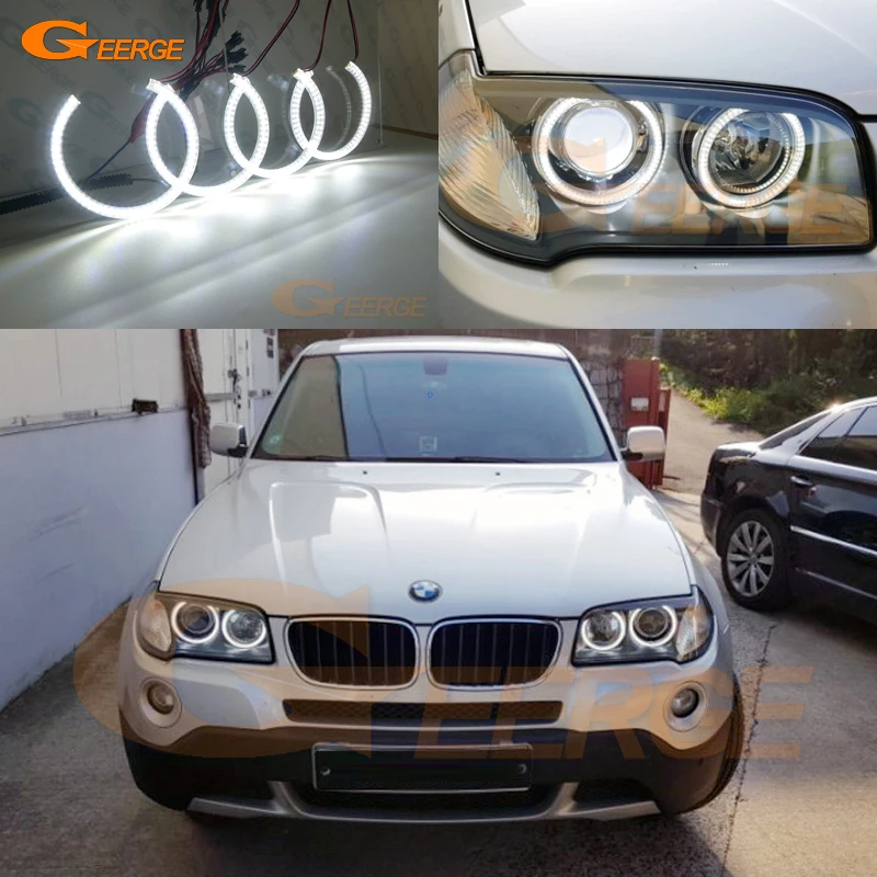 Для BMW E83 X3 facelift 2007 2008 2009 2010 ультра яркий SMD светодиодный ангельские глазки набор