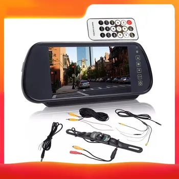 

7inch Car Rear View Mirror Monitor Night Vision Parking Backup Camera Kit