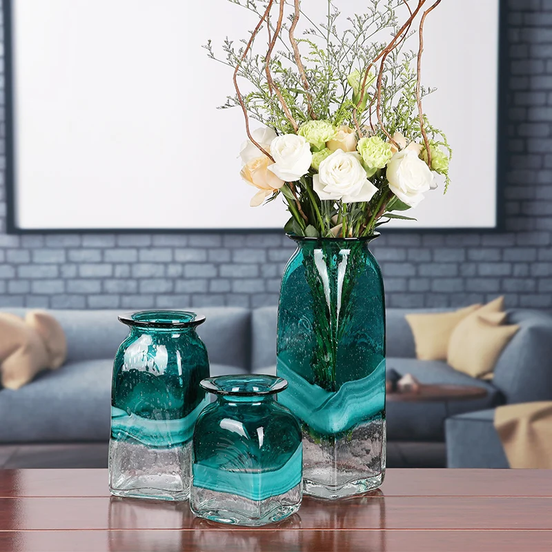 Glass Vase Modern Minimalist Living Room Table Home Decoration ...