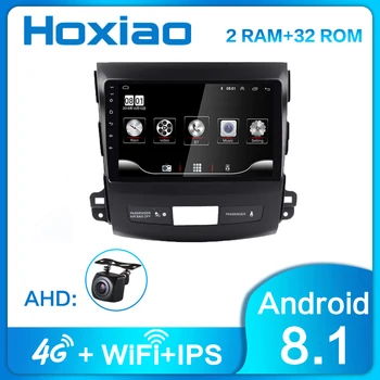 

9 inch Android 8.1 2Din Car Radio Quad Core HoXiao Bluetooth Multimedia Player wifi For outlander 2006 2007 2008 2009 2010 2011