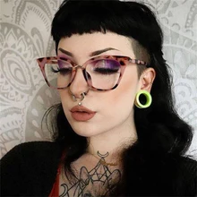 Классические ретро очки "кошачий глаз" с розовой леопардовой оправой, ацетатная пленка, прозрачные компьютерные очки, роскошные женские аксессуары