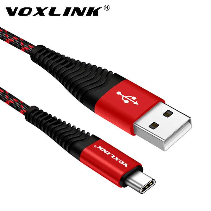 

VOXLINK USB Type C Cable for Samsung S9 S8 Fast Charging usb c Data Cable for Xiaomi Mi6 Mi 8 Huawei Mobile phone charging line